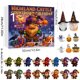 thumbnail image 3 of Calendario de Halloween con colgante de vaca y muñeco de nieve, calendario de llegada de 24 días., 3 of 9
