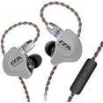 thumbnail image 1 of wonima11 C10 Hybrid in-Ear Earphones, 4BA+1DD HiFi Stereo Deep Bass Noise Isolating Sport IEM Wired Earbuds/Headphones, Stage/Studio in Ear Monitor with Detachable Cable 2Pin 0.75mm (with Mic, Black), 1 of 1