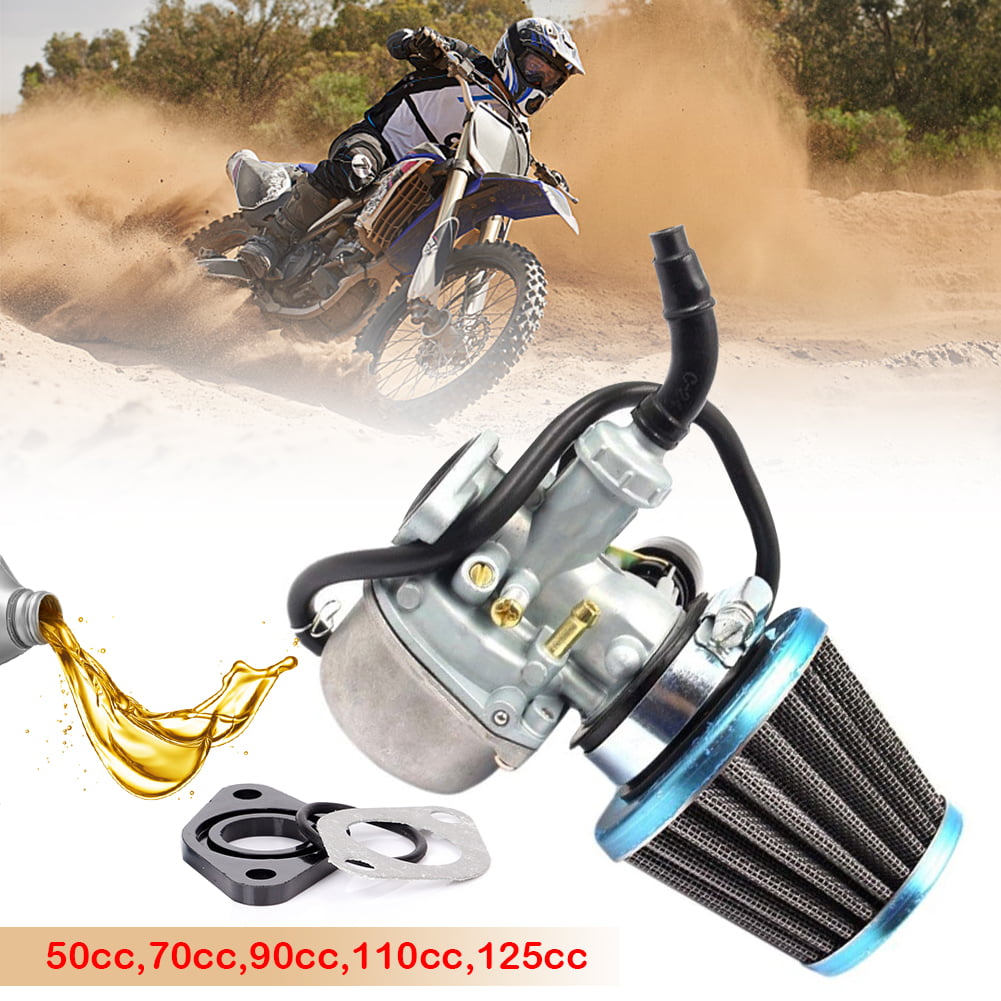 Blue Carburetor Air Filter Carb for 50cc 70cc 90cc 110cc 125cc ATV Dirt Bike AS