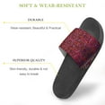 thumbnail image 3 of GZHJMY Stylish Slides for Women Men, Red Vintage Abstract Patterns Soft Flexible Slip-on Sandals Slippers, 3 of 7