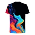 thumbnail image 4 of Zylanna Men's Short Sleeve T-Shirts, Summer Lightweight Crew Neck Fashion Print Daily leisure Tops for Men Multicolor Size XL, 4 of 5