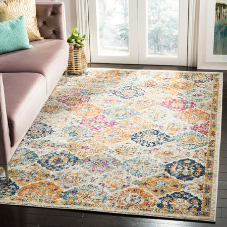 Safavieh Madison Judith Geometric Floral Area Rug or (Best Area Rugs For Living Room)