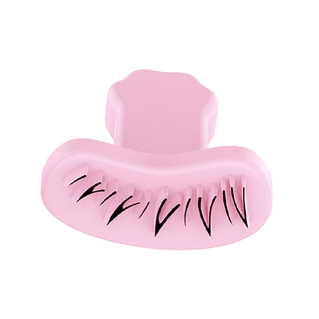 Herramienta para estampar pestañas inferiores, plantilla para hacer fácilmente tus propias pestañas inferiores, sellos para pestañas Ojos rosados y derechos