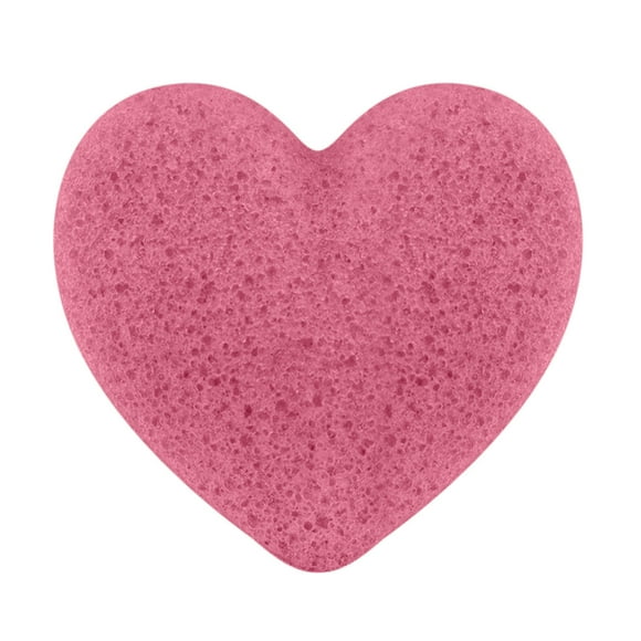 Tarmeek Nettoyant pour le Visage au Konjac en Forme de Cœur, Lavage du Visage, Gommage pour le Visage, Haute Précision, Ergonomique, Longue Autonomie, Konjac en Forme de Cœur, Idéal pour le Printemps et la Vie Quotidienne, Cadeau pour Femmes