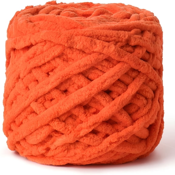 BESTSKY Plush Chenille Chunky Yarn 100g (49.2yd) - Fluffy Velvet Yarn Crochet for Blanket Knitting and Crocheting - Baby Yarn for Crocheting Soft Yarn