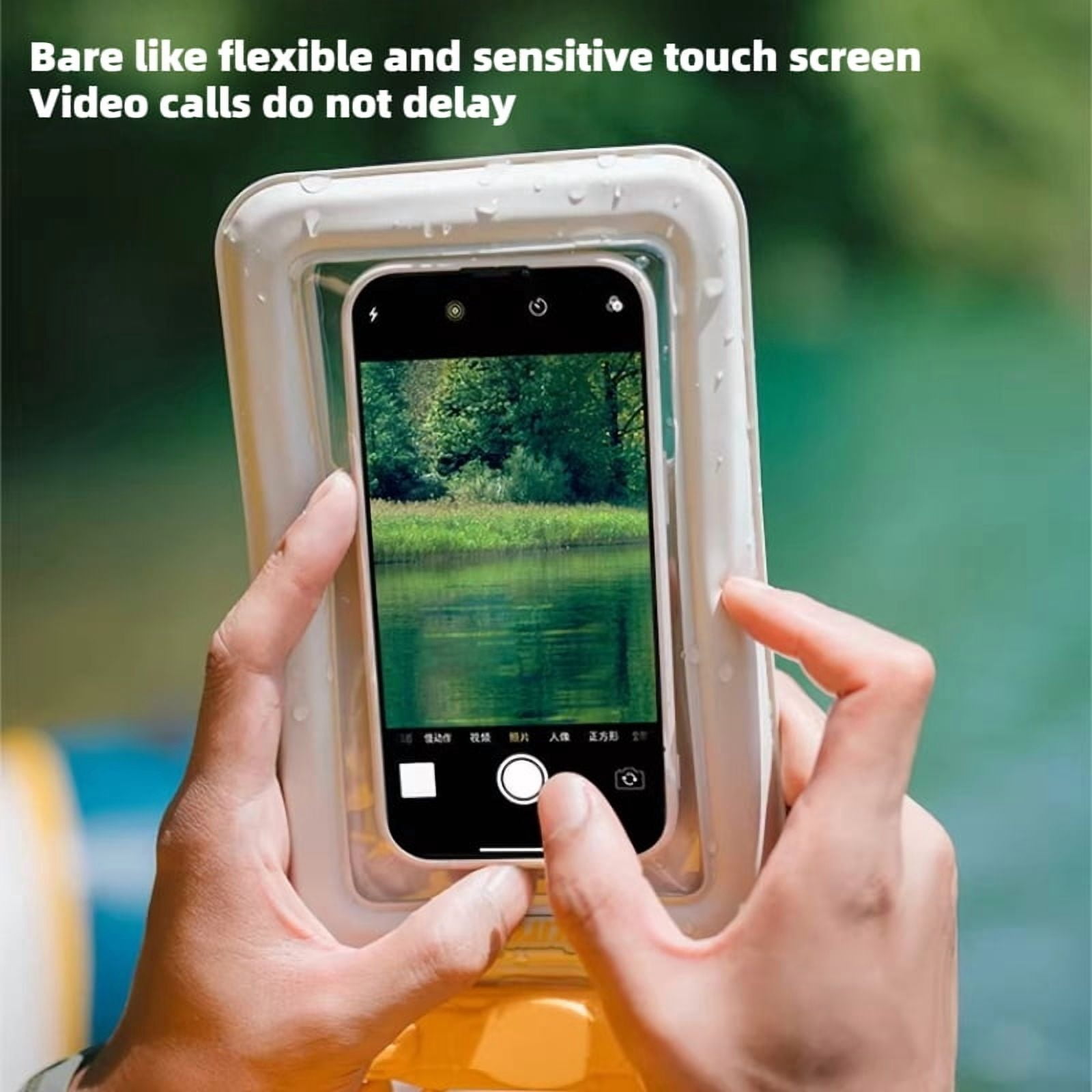 Waterproof Phone Pouch for Swimming, IPX8 Dry Bag with Touch Screen Floatable Design, Universal Waterproof Case for Kayaking Beach Snorkeling