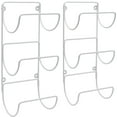 thumbnail image 5 of Sorbus Wall Mounted Towel Rack Holder for Bathroom, Metal White (2-Pack = 6 Tier/Shelves), 5 of 6