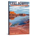 thumbnail image 1 of Lake Powell - Padre Bay - Lantern Press Poster (16x24 Gallery Wrapped Stretched Canvas), 1 of 8