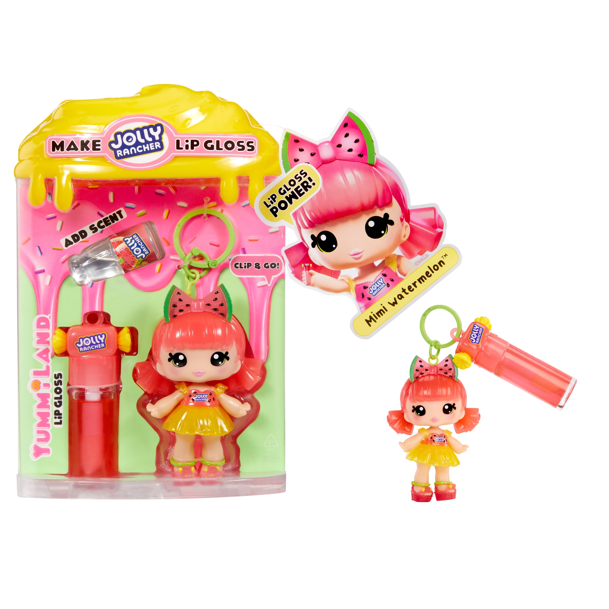 Yummiland x Licensed Sweets Lip Gloss Doll: JOLLY RANCHER