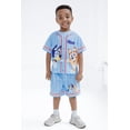 thumbnail image 2 of Bluey Little Boys' Baseball Jersey and Shorts Set Bingo Blue, 2 of 7