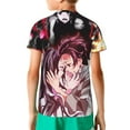 thumbnail image 5 of Demon Slayer Kimetsu No Yaiba Kids T-Shirt 3d Printed Graphic T-Shirts Boys And Girls Short Sleeve Shirts For Youth Kids X-Small, 5 of 6