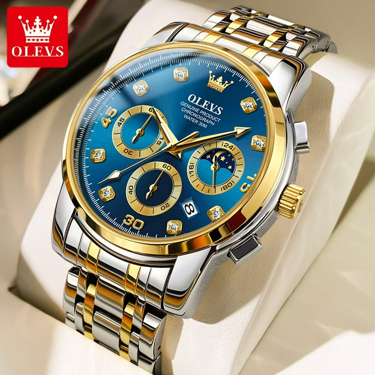 Dropship Top Brand Luxury Mens Watches Luminous Waterproof Stainless Steel  Watch Men Date Calendar Business Quartz Wrist Watch to Sell Online at a  Lower Price