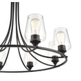 thumbnail image 3 of Millennium Lighting Inc Millennium Lighting Ashford 8 Light Modern Gold Chandelier Ceiling Fixture with Clear Glass Shades, 3 of 11