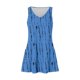 thumbnail image 5 of vestido casual de mujer con bolsillos vestido de playa boho de verano blusas florales para mujer camisetas vestido con cuello en v vestidos sin mangas sueltos azul real / l, 5 of 7