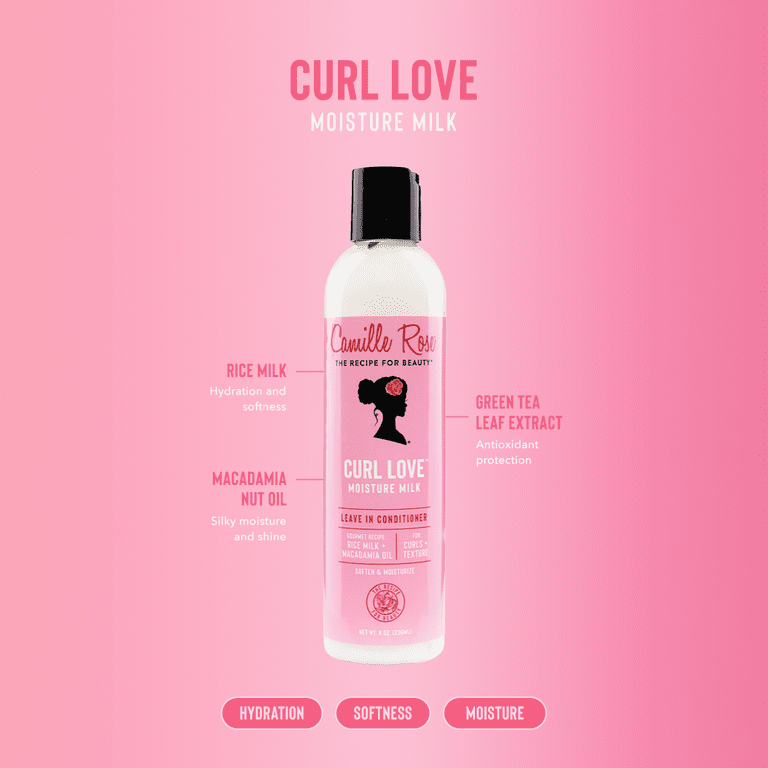 Camille Rose Curl Love Soften & Nourish Moisture Milk, 8oz photo 2