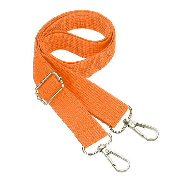 Uxcell Purse Strap Replacement 1" Bag Strap for Canvas Bag Handbag Orange