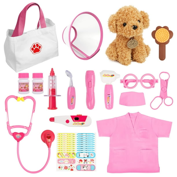 Kit Liberty Doctor para niños pequeños, 26 piezas, juegos de simulación