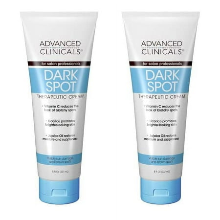 Advanced Clinicals Dark Spot Vitamin C Cream - Anti Aging Face, Hand, & Body Moisturizer (2-Pack)