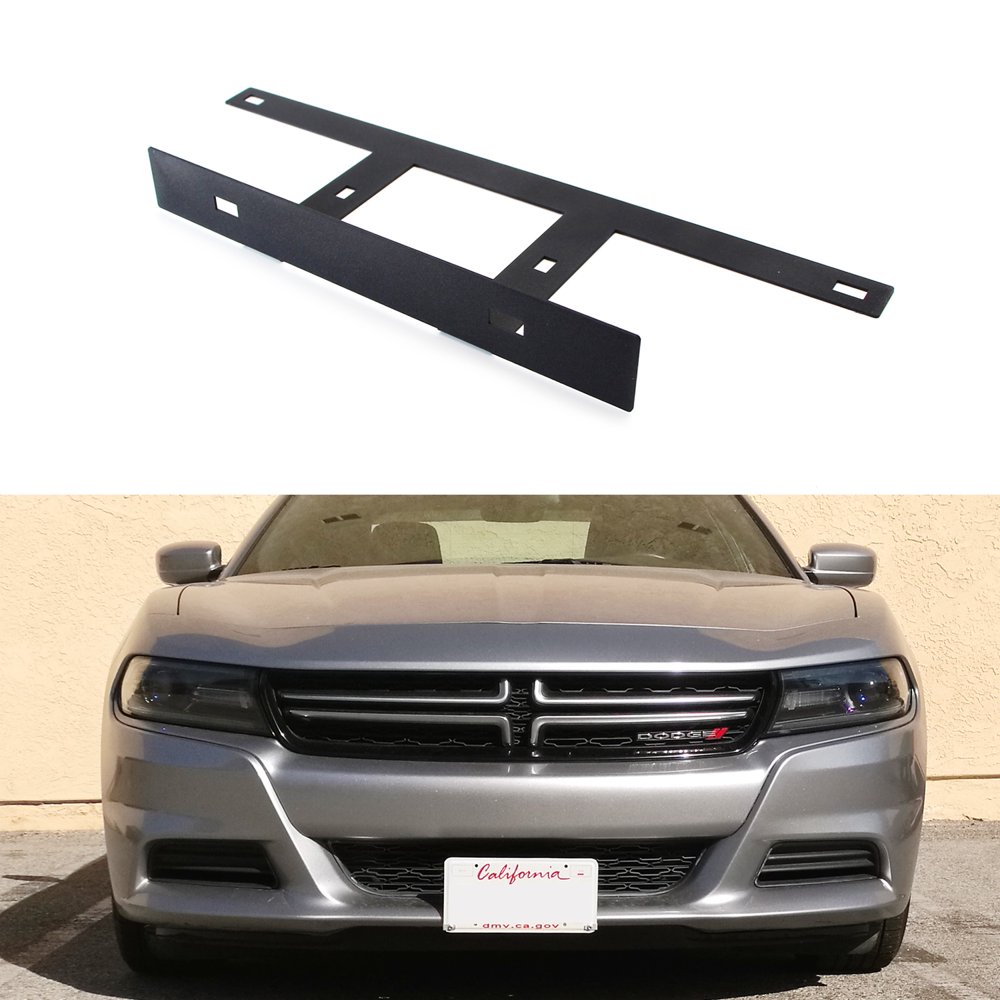 iJDMTOY No Drill Required Front License Plate Mounting Bracket