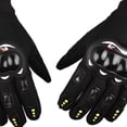 thumbnail image 3 of Guantes de moto Macarena Guantes de moto transpirables con pantalla táctil Negro, 3 of 7
