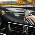 thumbnail image 5 of Handheld Car Vacuum Cleaner 120W USB Portable Mini Dust Buster | Powerful 6000Pa Suction | Lightweight Compact ABS | Washable Filter | Car Interior Pet Hair & Debris | 1pc | Black 7.13x6.02in, 5 of 9
