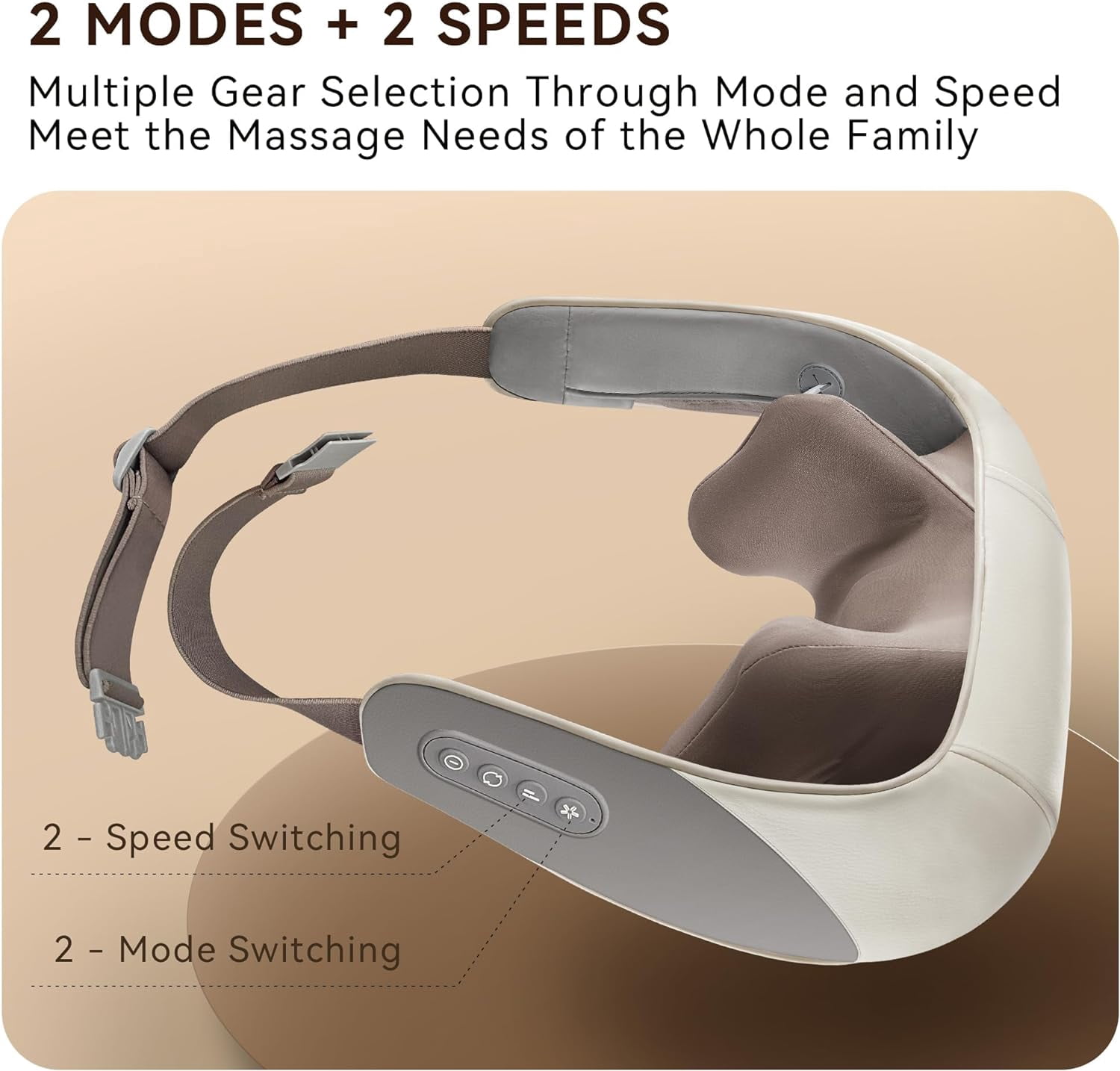 Shiatsu Neck Massager, Shoulder Neck Massager with Heat for Pain Relief Deep Tissue, Neck, Back, Shoulder, Leg Electric Kneading Massager, Perfect Gifts for Men Women Dad Mom