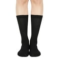 thumbnail image 3 of Calcetines Diabético Compresión Unisex XCELLENCE Alto Rendimiento Set 3 Negro/Blanco, 3 of 5