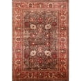thumbnail image 1 of Ahgly Company Indoor Rectangle Mid-Century Modern Sunrise Orange Oriental Area Rugs, 8' x 10', 1 of 6
