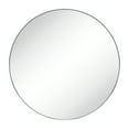 thumbnail image 6 of TEHOME Yolanta Chrome Round Mirror, 36 inches Diameter, Circle Wall, 6 of 6
