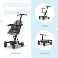 thumbnail image 5 of Dream On Me Lightweight And Compact Coast Rider Stroller With One Hand Easy Fold, Adjustable Handles And Soft Ride Wheels, Grey, 5 of 5