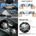 thumbnail image 6 of Yuyamidu Eagle Car Seat Cover Split Covers American Flag Auto Steering Wheel Cover Seat Belt Pads Car Sun Shade Rearview Mirror Cover Cup Holder Key Chain Gear Shift Cover Hand Brake Cover 16 PCS, 6 of 7