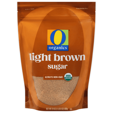 O O Organic Light Brown Sugar USDA Organic 24 Ounce