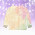 thumbnail image 5 of Toddler Baby Girl Clothes 2T 3T 4T 5T 6T 7T 8T Girl Outfit Long Sleeve Pants Tie-dye Sweatshirt Pants Fall Winter Clothes Set Toddler Girl Outfit For 2t 3t 4t 5t 6t Children Yellow 3-4 Years, 5 of 9