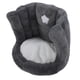 thumbnail image 3 of Floor Chair with Back Support Chair Cushion Anti Slip Cute Soft Comfort Velvet Floor Pillow Seating for Office Kids Grey, 3 of 5
