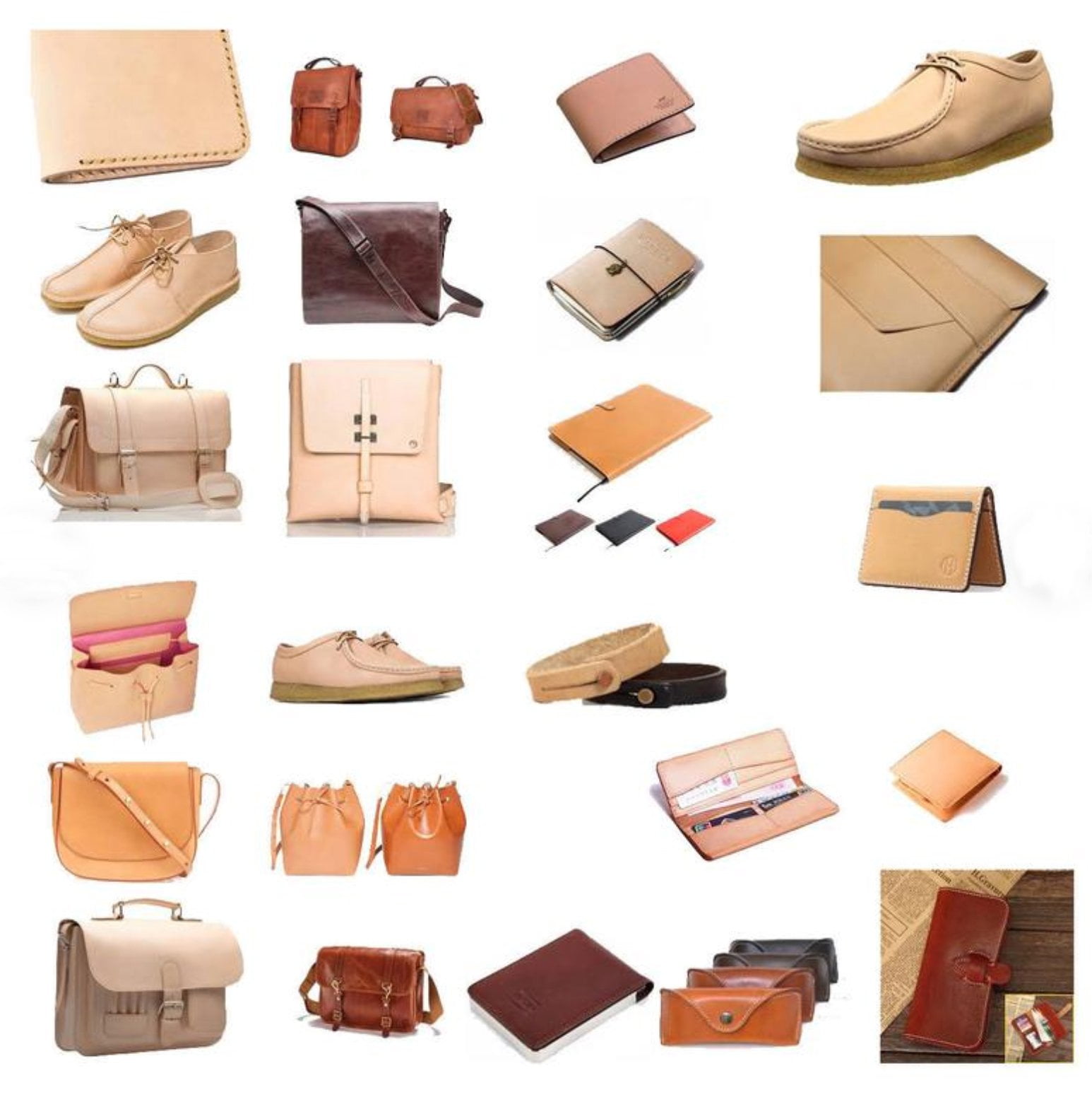 ELW 100% Veg Tan Full Grain Leather Cowhide Pre-Cut Pieces 3/4 oz. 1.2-1.6  mm - Import AA Grade Tooling Leather Hide - Vegetable Tanned Leather for