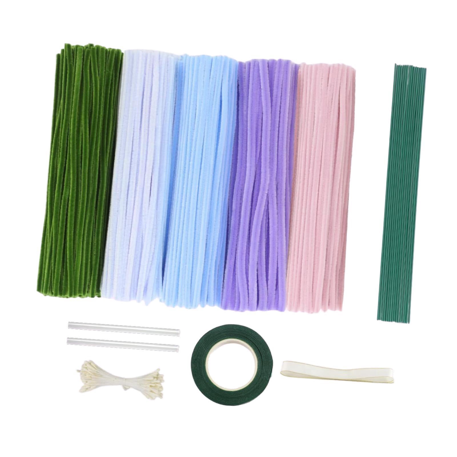 balikha Pipe Cleaners Craft Supplies Creative for Holiday Wedding Art Craft Projects Blue