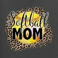 thumbnail image 2 of Softball Mom Animal Print Girl Sports Men's Graphic T-Shirt, Charcoal, 4X-Large, 2 of 5