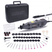 TACKLIFE Rotary Tool With Flex Shaft, 135W Power Variable Speed And 60 Accessories Perfect For Home Improvement And Crafting Projects