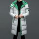 thumbnail image 4 of Chaqueta larga de plumas de lujo para hombre, ropa de diseñador para hombre, chaqueta cortavientos acolchada para hombre, abrigo frío para hombre, saco informal para hombre para invierno, 4 of 4