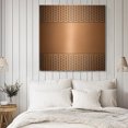 thumbnail image 4 of Brown Abstract Wall Art Painting on Canvas, Modern Minimalist Geometric Canvas Art Home Prints Wall Art Framed Modern Artwork for Living Room Bedroom Wall Decor 20x20in, 4 of 9