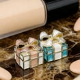 thumbnail image 3 of Enamel Jewelry Box With Rhinestone Bow, Decorative Keepsake Box For S & Teens, Storage Organizer For Earrings Necklaces Rings, Gift-Ready Jewelry Display Case, Elegant Vanity, 3 of 5