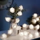 thumbnail image 5 of Cadena de luz LED Flor de rosa Lámpara decorativa con pilas Iluminación colgante para banquete de boda, Blanco Advancent HA003522-01, 5 of 6