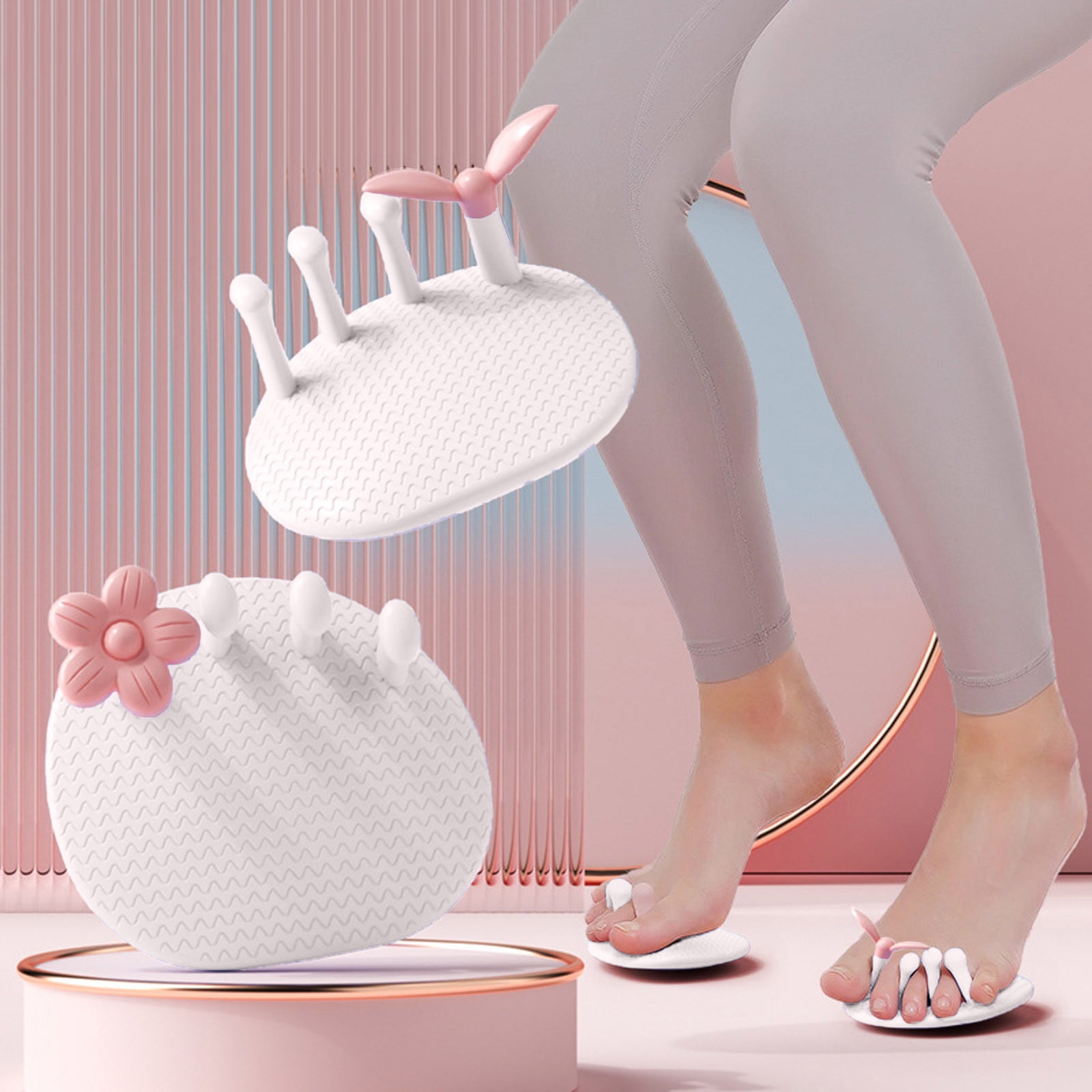 Arch Trainer Foot Trainer & Massagers, 2025 New Foot Arch Strengthener With Arch Trainer For Calf Stretching Glute Toning Improved The Foot Bunion Toe Training Thin Calves Legs (2PCS)