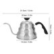thumbnail image 3 of Stainless Steel Gooseneck Kettle for Household Coffee, Pour Over Teapot, 1000ml, 3 of 4
