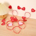 thumbnail image 3 of Aro para el pelo con forma de corazón y lentejuelas para el día de San Valentín, estilo europeo y americano, con forma de corazón de melocotón, 3 of 5