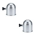 thumbnail image 1 of Justharion Durable Plastic Tow Ball Caps Soft Trailer Ball Cover for RV Blue Silver 2Set, 1 of 6