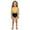 Yellow, variant on Swimsuits for Tween Backless Halter 2 Piece Girls' Swimwear with Chest Pad Tween Bathing Suits 11-12 Years