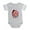 Heather Gray, variant on CafePress - My Cat Is My Valentine - Cute Infant Baby Football Bodysuit