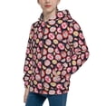 thumbnail image 2 of Picia Tomatoes for Boys Fashion Full-zip Hoodies & Sweatshirts with Kangaroo Pocket,Zip-up Hooded Sweatshirt for Kid, Moisture Wicking & Breathable-Small, 2 of 6