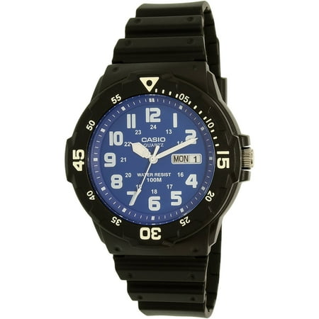 Casio - Casio Men's Dive Style Watch, Black/Blue - Walmart.com